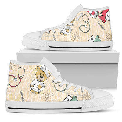 Nurse Canvas Hi Top 12 - Nurse Kicks - Nurse Shoes 