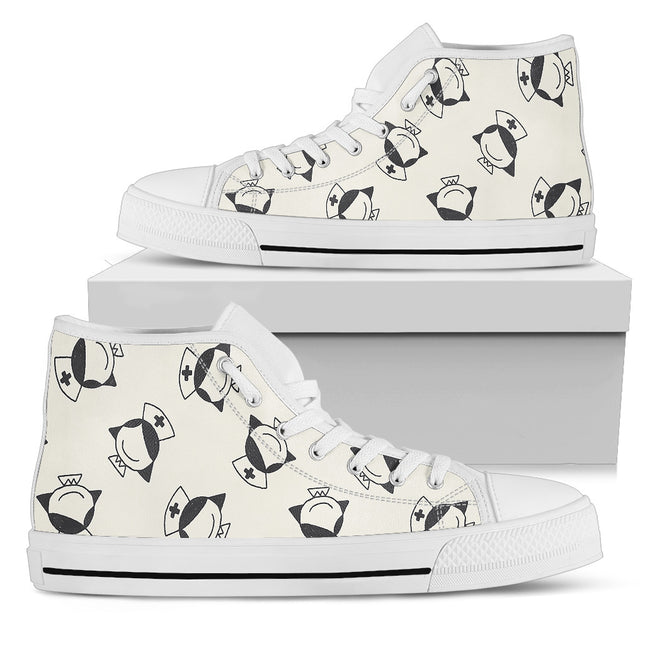 Nurse Canvas Hi Top 16 - Nurse Kicks - Nurse Shoes 