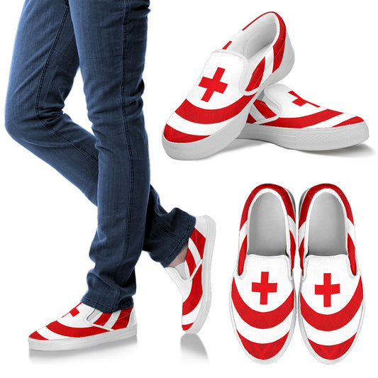 Nurse Slip Ons Design #21 - Nurse Kicks - Nurse Shoes 