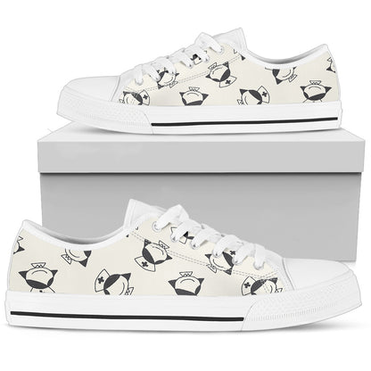 Nurse Canvas Lows 2 - Nurse Kicks - Nurse Shoes 