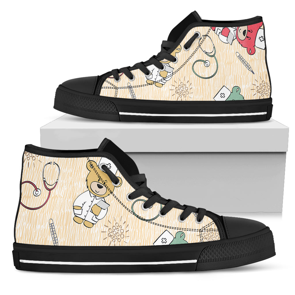 Nurse Canvas Hi Top 12 - Nurse Kicks - Nurse Shoes 