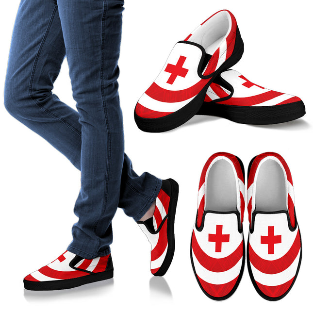 Nurse Slip Ons Design #21 - Nurse Kicks - Nurse Shoes 