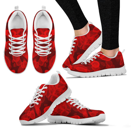 Red Blood Cell Sneakers - Nurse Kicks - Nurse Shoes 