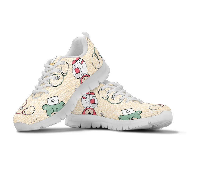 Nurse sneakers with bears discount