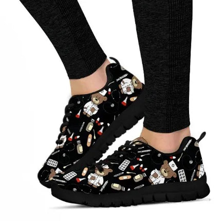 Bear Nurse Turnschuhe schwarz