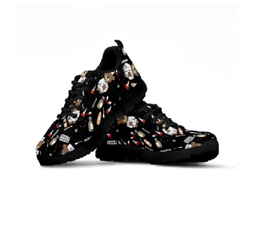 Bear Nurse Sneakers Black