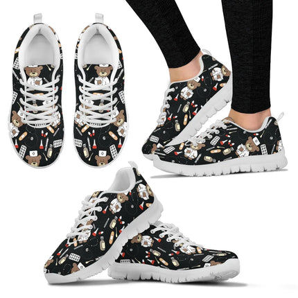 Bear Nurse Turnschuhe schwarz