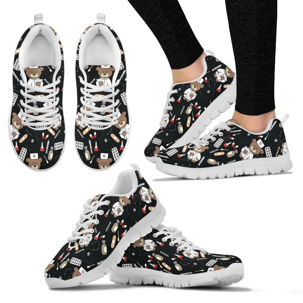 Bear Nurse Sneakers Black