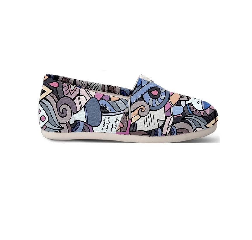 Mind Of A Nurse Canvas Nurse Flats