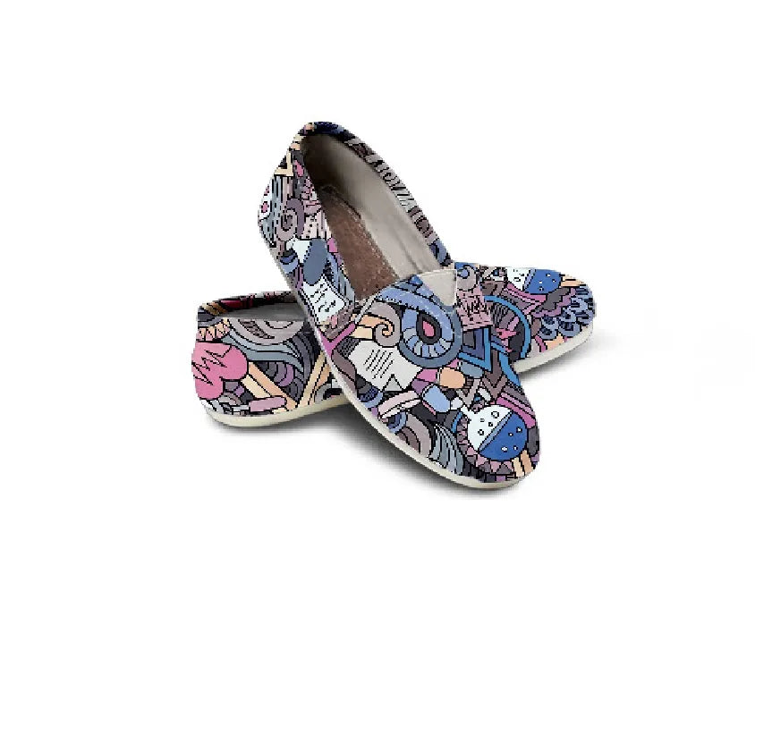 Mind Of A Nurse Canvas Nurse Flats