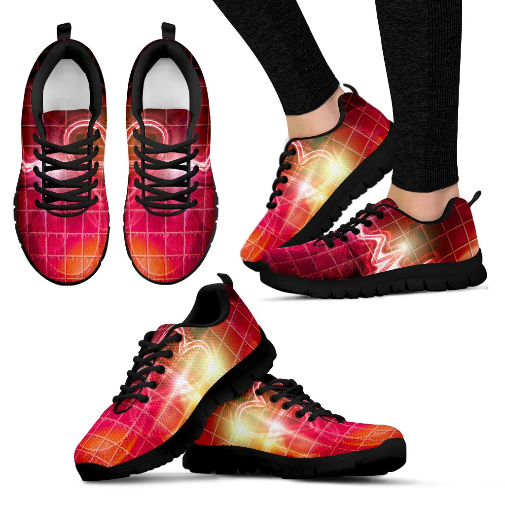 Electric EKG / Heart Sneakers