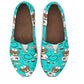 Friendly Bear Baby Blue Canvas Flats