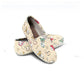 Friendly Bear Beige Canvas Krankenschwester Flats