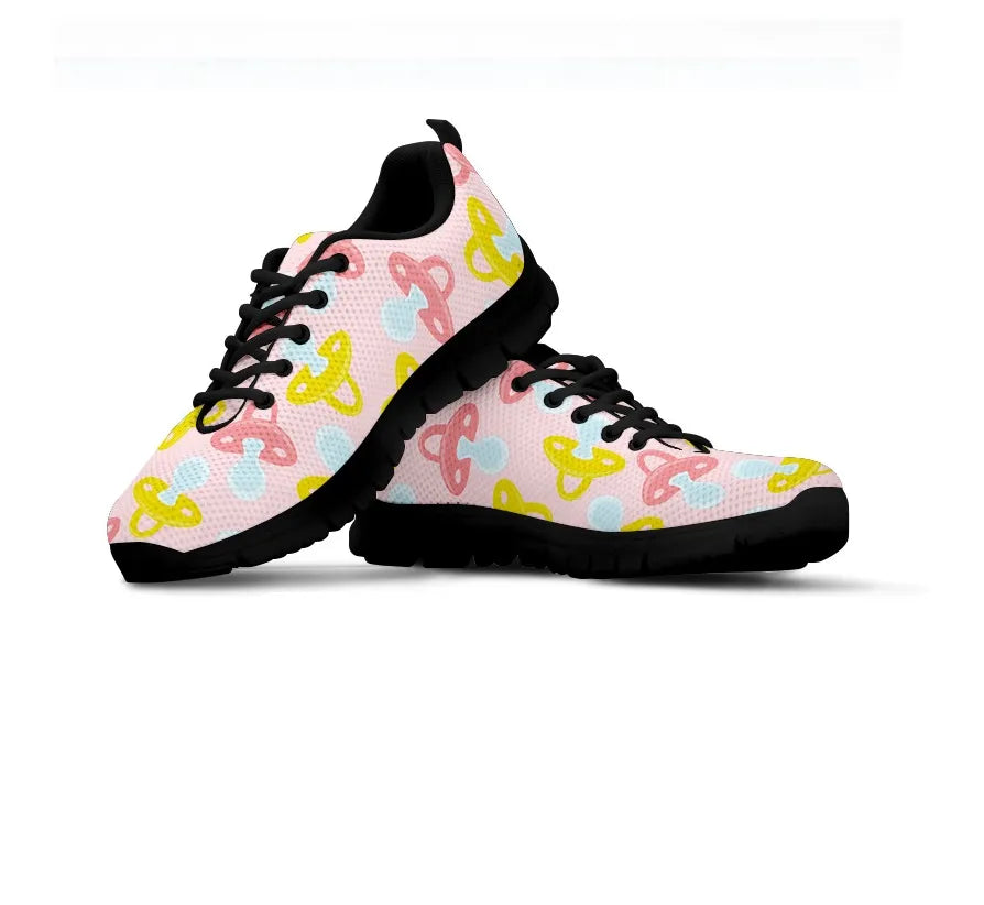 Light Pink Sneakers 13 With Pacifier Symbol