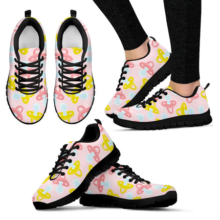 Sneakers Rosa Chiaro 13 con Simbolo del Succhietto