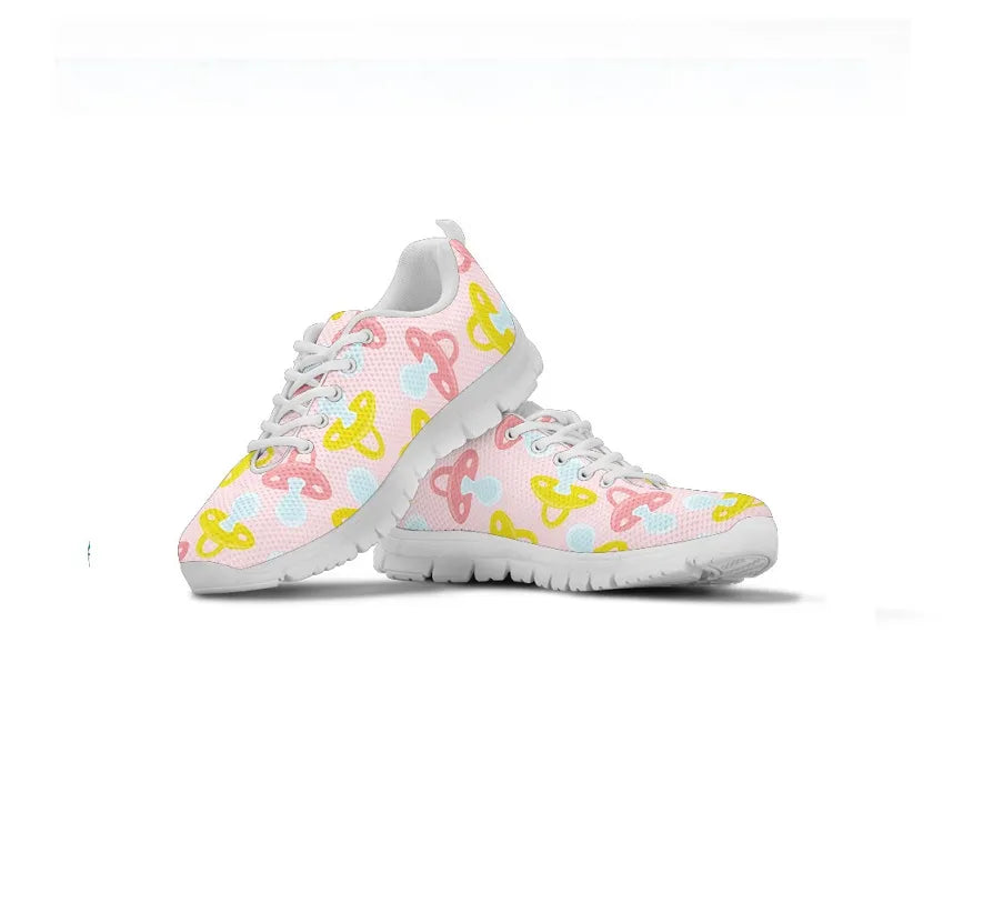 Light Pink Sneakers 13 With Pacifier Symbol