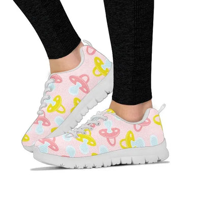 Sneakers Rosa Chiaro 13 con Simbolo del Succhietto