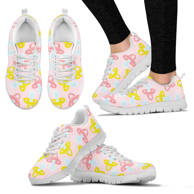 Sneakers Rosa Chiaro 13 con Simbolo del Succhietto