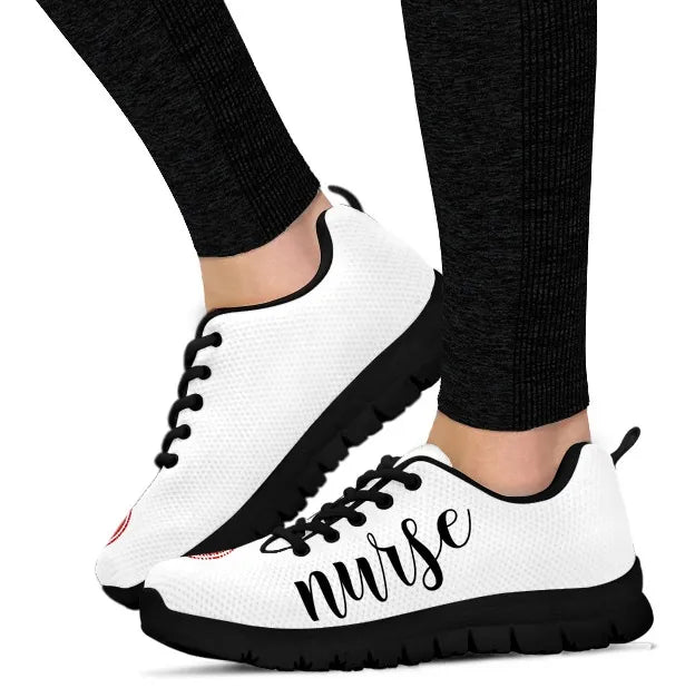 Nurse-Medical Symbol Mesh Sneakers