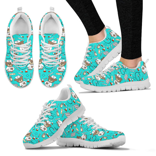 Light Blue Nurse Bear Sneaker