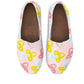 Hellrosa Canvas Flats 13 mit Schnullersymbol