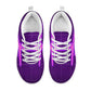Purple Nurse Cardiogram Sneakers