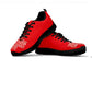 Women's Red Nurse Sneakers With White Cross