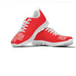 Women's Red Nurse Sneakers With White Cross