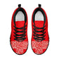 Women's Red Nurse Sneakers With White Cross
