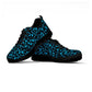 Women's Black Mesh Nurse Sneakers With Medical Graphics