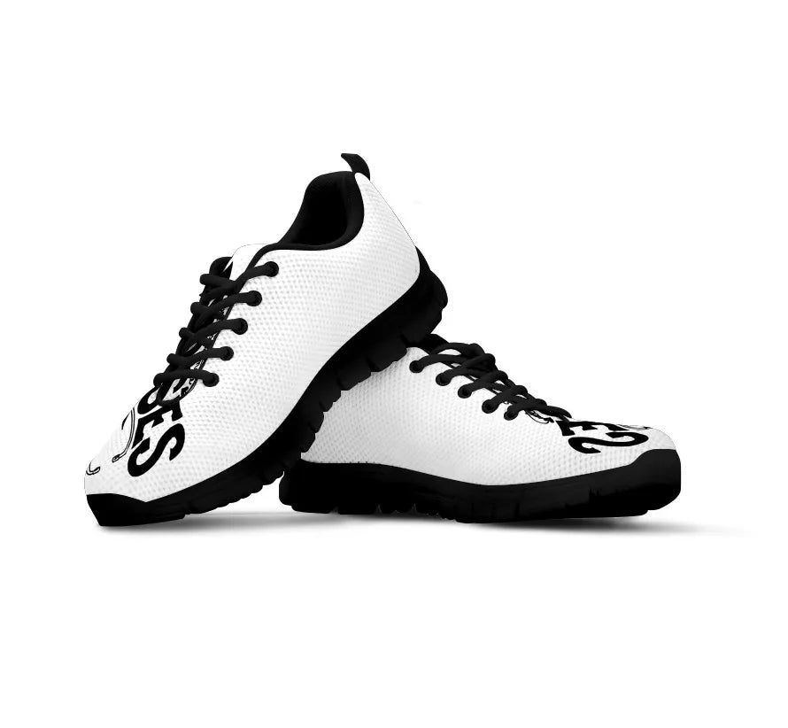 Women's White Nurse Sneakers With Nurse Logo