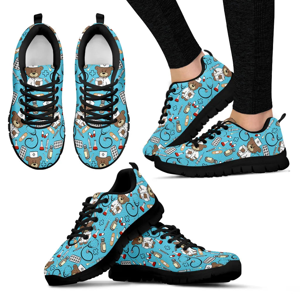 Bear Nurse Sneakers Light Blue