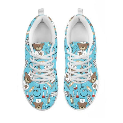 Damskie sneakersy Bear Nurse w jasnoniebieskim kolorze