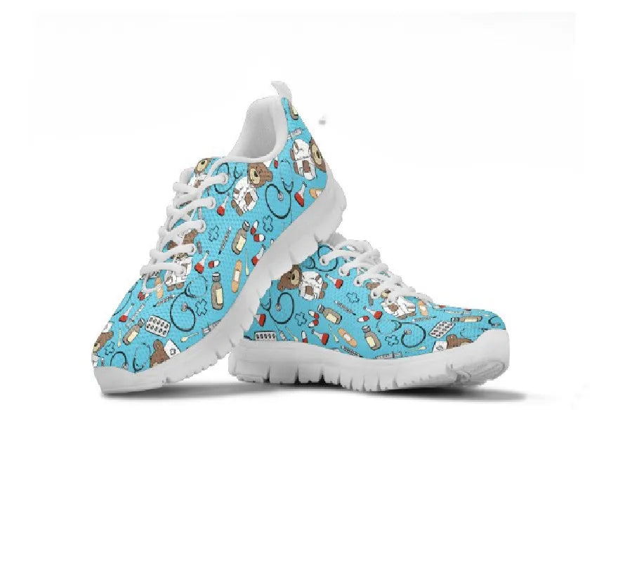 Bear Nurse Sneakers Light Blue